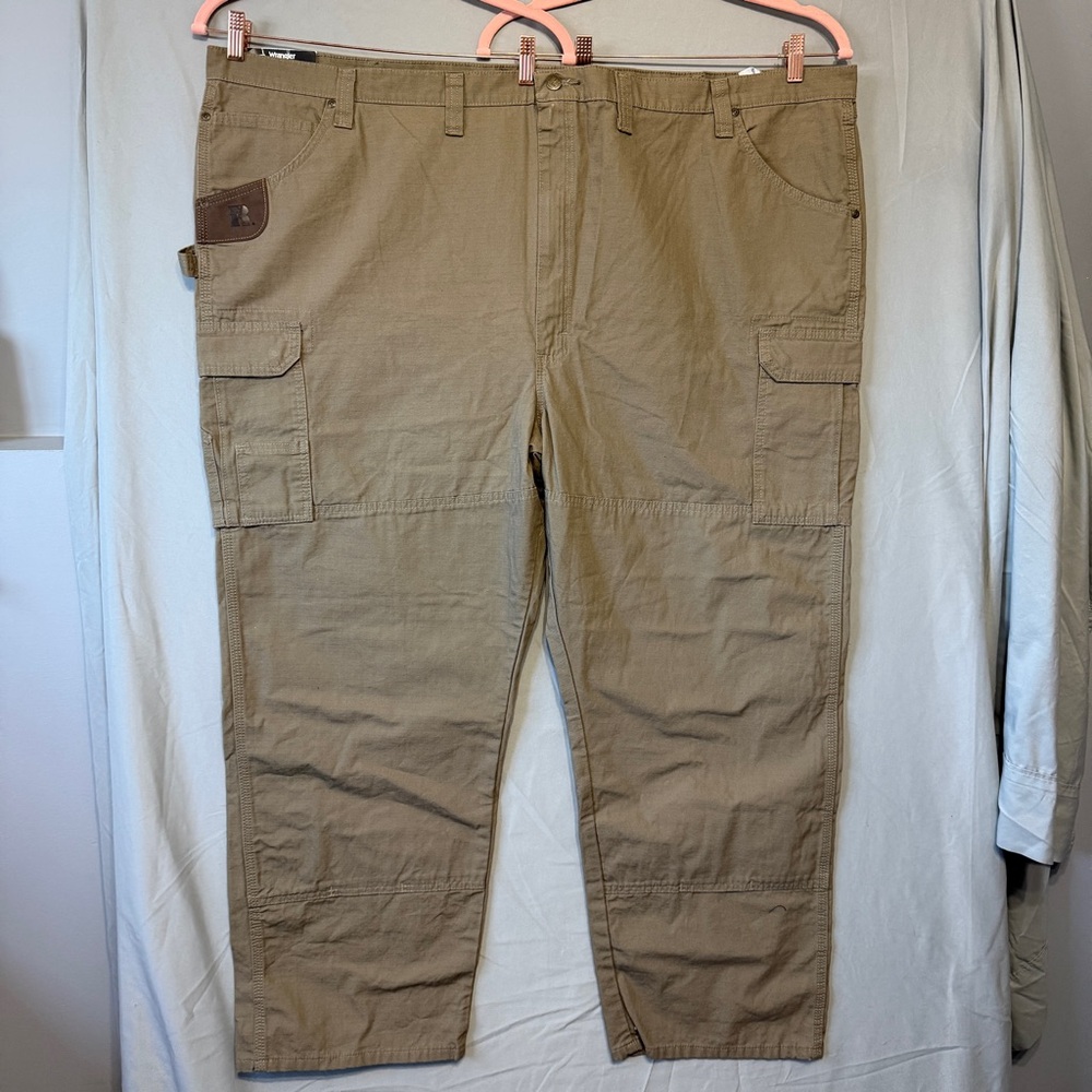 Wrangler Rigs Workwear Mens Ranger Relaxed Fit Cargo Pants Size 56x30 Utility